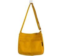 GUOXU Messenger Bag Large Canvas Shoulder Bag(Yellow)