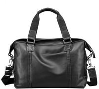 GUOXU Multifunctional Portable Soft Leather Bag Business Bag Shoulder Bag Crossbody Bag