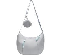 GUOXU Nylon Crescent Crossbody Bag for Women Dumpling Bag Moon Shoulder Messenger Bag Purse(Blue)