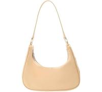 GUOXU Nylon Crossbody Bag Dumpling Bag Lightweight Small Satchel Underarm Color Shoulder Bag Women's Bag(Yellow)