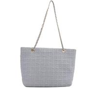 GUOXU Retro women's crossbody bag, fashionable and casual single-shoulder crossbody bag(Blue)