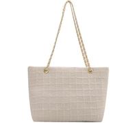 GUOXU Retro women's crossbody bag, fashionable and casual single-shoulder crossbody bag(White)