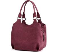 GUOXU Shoulder bag Canvas Handbags Women High Capacity Crossbody Bags For WomenLadies Shoulder Bags Travel Handbag(Red)