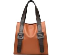 GUOXU Shoulder bag Handbag Women Quality Leather Handbags Women Bags Crossbody Bags For Ladies(Orange)