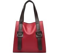 GUOXU Shoulder bag Handbag Women Quality Leather Handbags Women Bags Crossbody Bags For Ladies(Red)