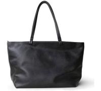 GUOXU Shoulder bag Leather Women Totes Bag Casual Leather Shoulder Bag Women Large Female Handbag Shopping Bag(Black)