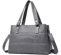 GUOXU Shoulder bag Women Handbags Women's Shoulder Bags Female Messenger Bag Large Capacity Ladies Casual Bag(Grey)