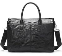 GUOXU Single Shoulder Computer Bag Grab Print Large Capacity Crossbody Bag Briefcase For Men
