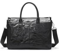 GUOXU Single Shoulder Computer Bag Grab Print Large Capacity Crossbody Bag Briefcase For Men
