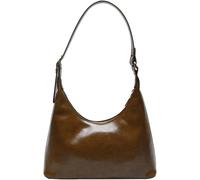 GUOXU Small Shoulder PursesTrendy 2024 PU Leather Crescent Clutch Handbag Cute Everyday Hobo Bag(Brown)
