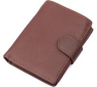 GUOXU Vintage style wallet for Men Vintage leather men's wallet short multi-card short wallet(Noir)