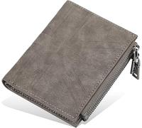 GUOXU Wallets，Mens Wallets， Mens Wallet Credit Card Holder Coin Pocket Purse Banknote Compartments Flip Wallets for Men Leather Wallet with Blocking Men's Wallets(Unique Colour)
