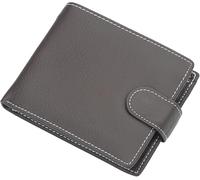 GUOXU Wallets，Mens Wallets， Wallets for Mens Blocking Wallet Wallets for Men with Coin Pocket Carbon Fibre Leather Mens Wallets(Bruin)