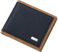 GUOXU Wallets，Mens Wallets， with Blocking Casual Two-fold Men's Short Wallet Horizontal Creative Thin Wallet(Blu)