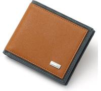 GUOXU Wallets，Mens Wallets， with Blocking Casual Two-fold Men's Short Wallet Horizontal Creative Thin Wallet(Unique Colour)