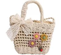 GUOXU Women Straw Bag Women's Straw Handbag Crossbody Woven Handbag Woven Bag