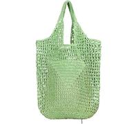 GUOXU Women Straw Woven Bag Mesh Hollow Woven Beach Bag Large Travel Shoulder Handbags Hobo Bag(Green)