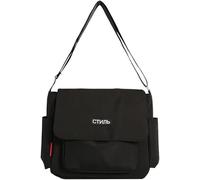 GUOXU Women's Backpack Crossbody Bag Large Shoulder Messenger Bag(Black)