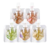 GUOYAOLIFU Night Mask with Vitamin C, Sleep Mask, Moisturising Face Cream, Rich with Niacinamide, Natural Ingredients Set for Small Travel (5 Pieces)