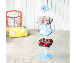Guoyi - Kids' Creative 3D Cartoon Rotating Elephant Shoe Rack