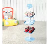 GUOYI Kids Shoe Rack, Creative Rotating Shoe Rack Storage Rack Three Dimensional Cartoon Children 's Shoe Rack(Elephant)