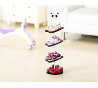 GUOYI Kids Shoe Rack, Rotating Shoe Storage Rack - Three Dimensional Cartoon Panda Design