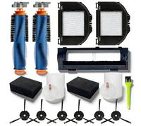 GuoYiAMA Replacement Parts Accessories Compatible with Shark AV2310AE/RV2310AE/RV2300S Matrix Robot Vacuum Cleaner, 2 Main Brush, 2 Sets HEPA & Filters, 6 Side Brushes,1 Main Brush Cover