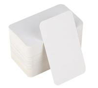 GUOYIHUA Pack of 200 White Blank Paper Cards, 200gsm Kraft Paper, 9 x 5.2 cm, DIY Cards, Invitations, Greetings