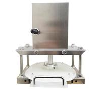 guoyjmm Commercial Dough Pizza Press, 8.66" Diameter Electric Pizza Dough Press Machine, Dough Sheeter Tortilla Roller Maker, Stainless Steel Tortilla Press Machine for Pizza, Pie,Tortillas, Pastry
