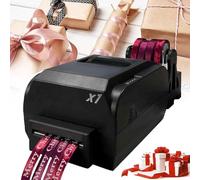 guoyjmm Digital Satin Ribbon Printing Machine, Satin Ribbon Printing Machine with Ribbon Holder,Method Thermal/Thermal Transfer,25-108mm/12-50mm/12-20mm Width,Supports 50+ Languages,12-20mm