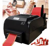 guoyjmm Digital Satin Ribbon Printing Machine, Satin Ribbon Printing Machine with Ribbon Holder,Method Thermal/Thermal Transfer,25-108mm/12-50mm/12-20mm Width,Supports 50+ Languages,25-108mm