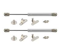 Guoyoocc 2 Pack Gas Strut Automatic Lid Stay Soft Close Hinge Kitchen Cupboard Cabinet Wardrobe Door Hydraulic Spring Gas Strut 10 Inch Universal Gas Spring Lift Support Strut,20N~150N