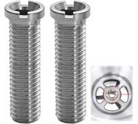 GUOYOU 2 Pieces Hollow Screw Sink M12 x 45mm Kitchen Sinks Strainer Screw Stainless Extended Bolt for Kitchen Sink Basket Strainer Drain Valve