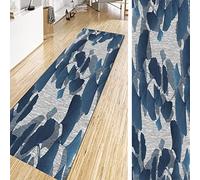 GUOYUYU Door Mats Runner Rug Carpet Mat 40x150cm Rubber Backed Heavy Duty Dirt Stopper Long Runner Rugs for Entryway Indoor Bedroom Laundry Room, A