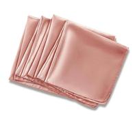 GUOZHAN 24PCS Satin Napkins 30x30cm Soft Dinner Napkins Square for Party Christmas Wedding Decoration Baby Shower Dinner Retro Napkins
