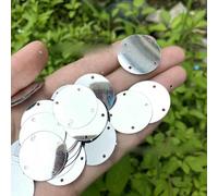 GUOZHAN 500g Clothing Decorative Handbag DIY Skirt Dance Clothes Jewelry Sequin Curtain Gold Silver Black Round 4-Holes Sequins
