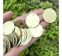 GUOZHAN 500g Clothing Decorative Handbag DIY Skirt Dance Clothes Jewelry Sequin Curtain Gold Silver Black Round 4-Holes Sequins