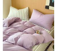 GUOZHAN Blue Dot Bedding Sets Girls Bed Sheet Set Four Piece With Pillowcases Dormitory Quilt No Filling