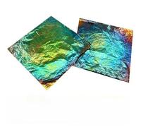 GUOZHAN Burnt Foil Broken Copper Magic Painting Rock Decoration Handmade DIY Lacquer Painting Gold Foil Broken