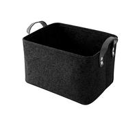 GUOZI Storage Basket, Collapsible Rectangular Felt Storage Bins with Handles, Large Laundry Basket Storage Solution for Office Nursery Wardrobe Bookshelf Bedroom Keepsake Toys