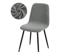 GUOZIF 2/4/6 Velvet Short Back Chair Cover Stretch Slipcovers Elastic Seat Chair Covers Dining Room Bar Office Party Banquate
