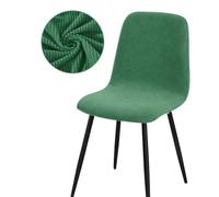 GUOZIF 2/4/6 Velvet Short Back Chair Cover Stretch Slipcovers Elastic Seat Chair Covers Dining Room Bar Office Party Banquate