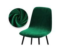 GUOZIF 2/4/6 Velvet Short Back Chair Cover Stretch Slipcovers Elastic Seat Chair Covers Dining Room Bar Office Party Banquate