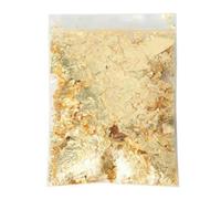 GUOZIF 2g/3g Gold/Silver Foil 24K Real Gold Powder Foil Made Of Genuine Gold Leaf Food Grade Craft Paper Skincare Food Decorating