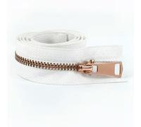 GUOZIF 2Pcs 5# Metal Zipper 15-80cm Close/Open-End Zips Tape for Jacket Garments Bags Auto Lock Zippers Repair Kits Sewing Accessories