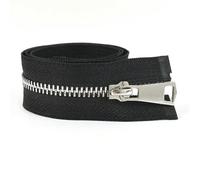 GUOZIF 2Pcs 5# Metal Zipper 15-80cm Close/Open-End Zips Tape for Jacket Garments Bags Auto Lock Zippers Repair Kits Sewing Accessories