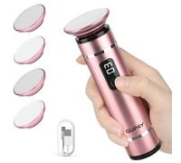 GUPAY Electric Foot File Hard Skin Remover Cordless, Professional Electric Callus Remover with 4 Nano Glass Grinding Heads Pedicure Tools Foot Sander for Feet Dead Skin Cracked Heels