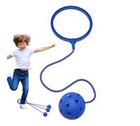 Gupcaqosjw 3 Pieces Ankle Skip Ball, 50cm Kids Single Leg Swing B-all, Kids Ankle Skip Balls Jumping Ring Toy, Soft Rubber Assorted Colors Jumping Ring, Exercise Skipping Toy For Indoor Outdoor