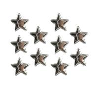 Gupcaqosjw 30 Pack Mini Fridge Magnets Resin Star Fridge Magnets Silver 2.4 × 2.4cm Magnetic Stars For Reward Chart Decorative Magnet Magnetic Dots For Kitchen School Office Refrigerator Reward Chart