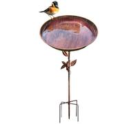 Gupcaqosjw Bird Bath - Waterer Birdbaths Dish,Vintage Weatherproof Bird Bath Decoration for Outdoor Garden Backyard Patio Balcony Farmhouse Birdwatching